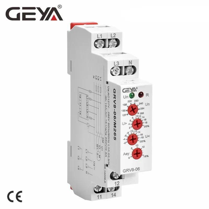 GEYA GRV8-05 Adjustable Overvoltage and Undervoltage Protection Relay wit Asymmerty Function Three P