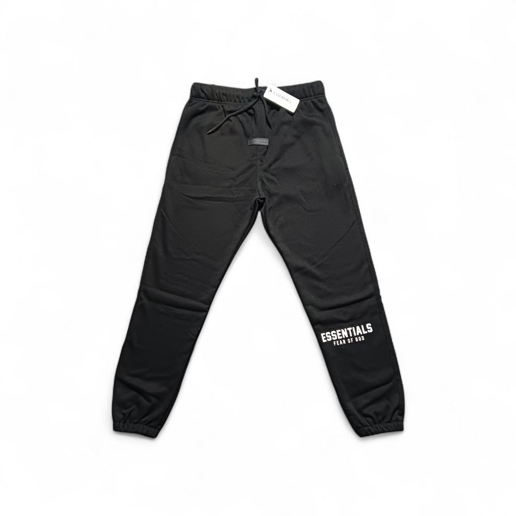 Jogger Pants Essentials Fear Of God Hitam Abu Premium
