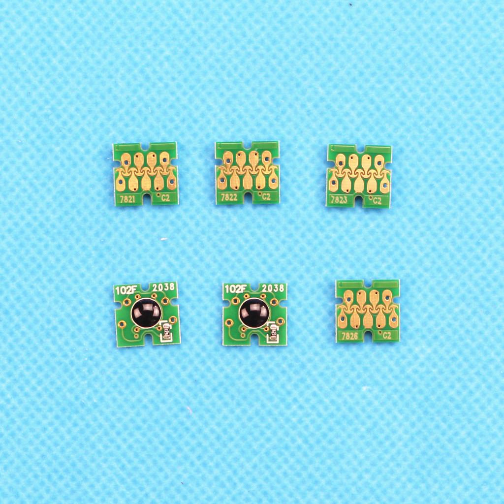 Fuji DX100 Chips for Fujifilm Flontier-S DX100 Ink Cartridge chips T7811-T7816 220ML 6 Colors