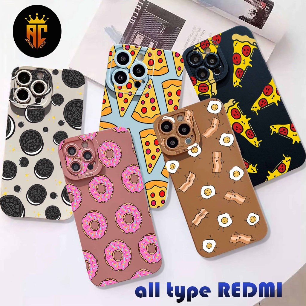 [AMCMI54] SOFTCASE PRO KAMERA MOTIF UNIK LUCU FOR REDMI 9C/9A/NOTE9/10S/NOTE10PRO/NOTE8/NOTE11/NOTE1