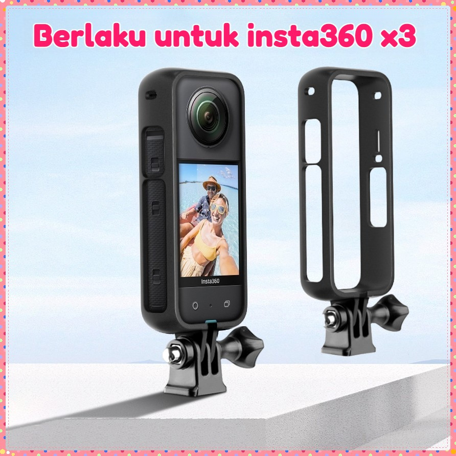 Frame Insta 360 X3 / Bingkai Plastik Insta 360 X3 / Anti Gores Insta 360 X3 / Silicone Case Insta 36