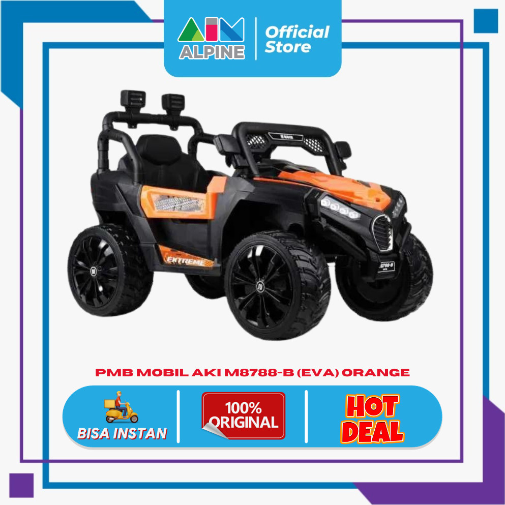 Termurah PMB Mobil Aki M8788-B (EVA) Naver 2 Gearbox 6V 4.5Ah