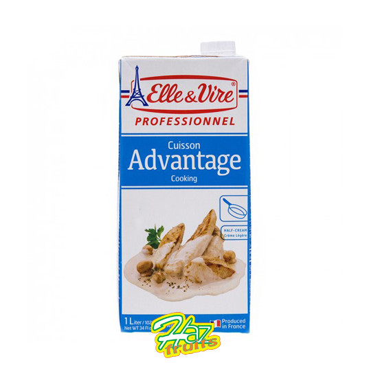 Elle & Vire Advantage Cooking Cream 15% Fat - 1 Liter
