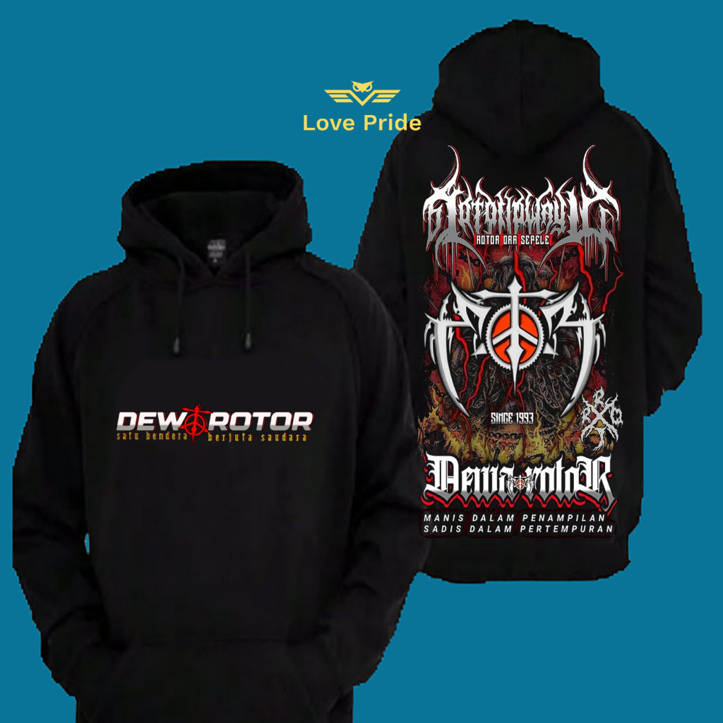 Sweater Hoodie Distro Rotor Lowayu Official Since 1993 Manis Dalam Penampilan Premium Terbaru