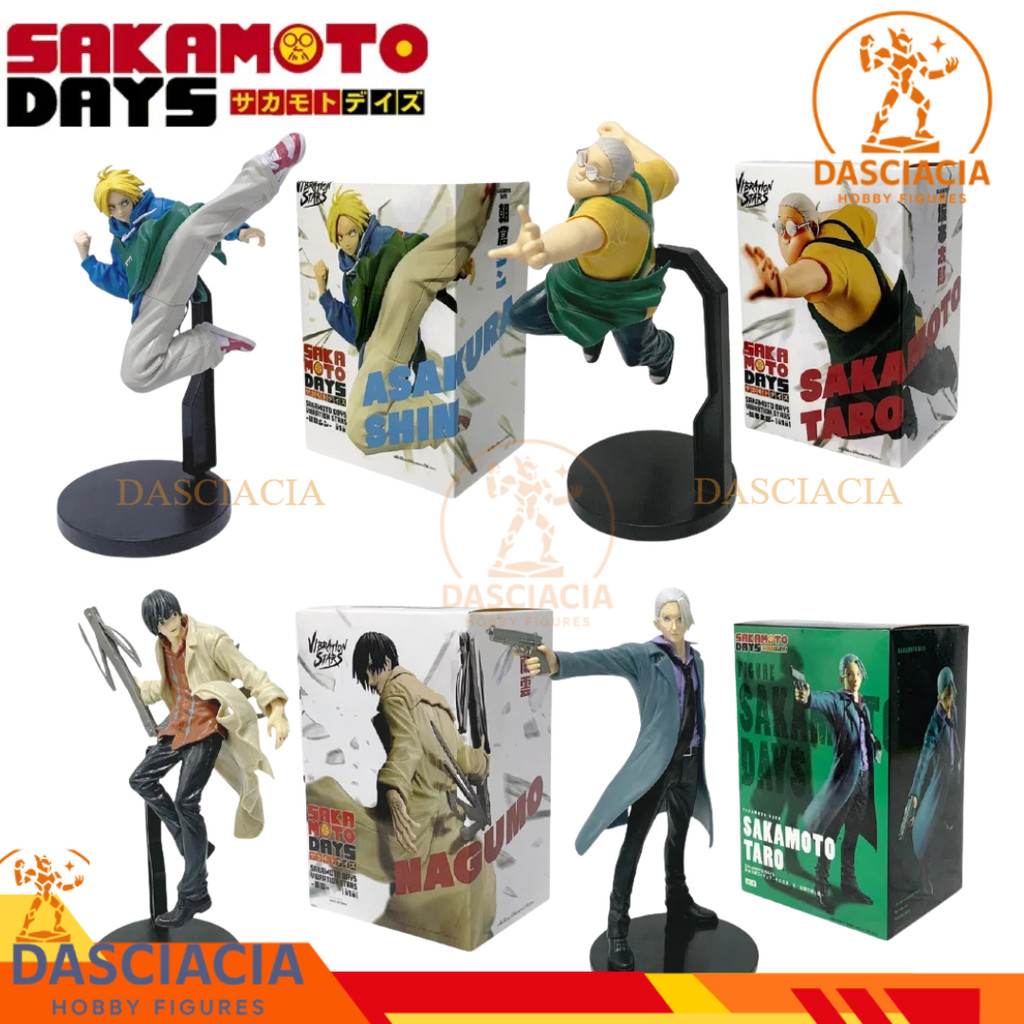 Sakamoto Days Figure Yoichi Nagumo Taro Sakamoto Shin Asakura