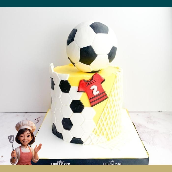 Kue Ulang Tahun/Birthday Cake/Kue Ultah Tema Bola/Bola Cake/Kue Birthday Ball/Kue Ultah jakarta Cate