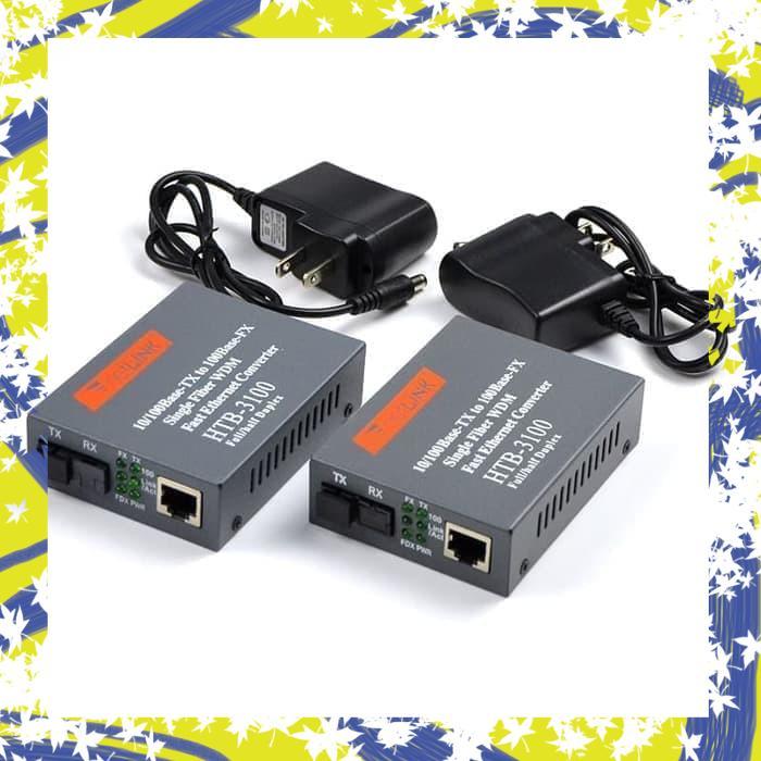 NetLink HTB3100 AB HTB-3100 AB HTB3100AB Singlemode Media Converter - Warna