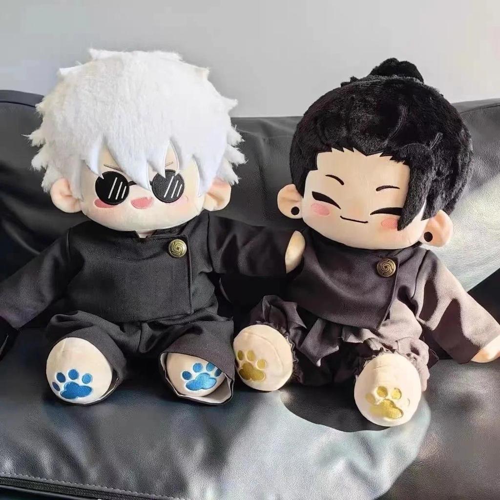 40cm Plush Doll Toy Satoru Gojo Geto Suguru Cosplay Anime Jujutsu Kaisen Cute Soft Stuffed Pillow Bi