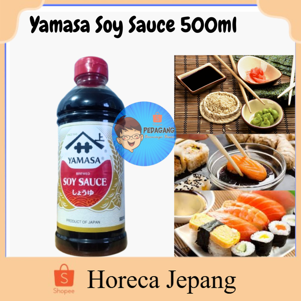 [HRC] Yamasa Soy Sauce 500ml / Kecap Asin Jepang Asli / Soy Sauce Jepang Premium / Kecap Jepang Hala