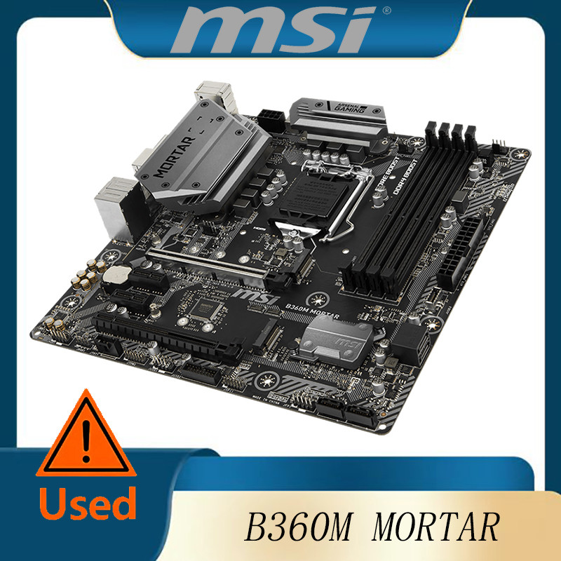 MSI GAMING B360M Mortar LGA 1151  Intel B360 Micro ATX Intel Motherboard