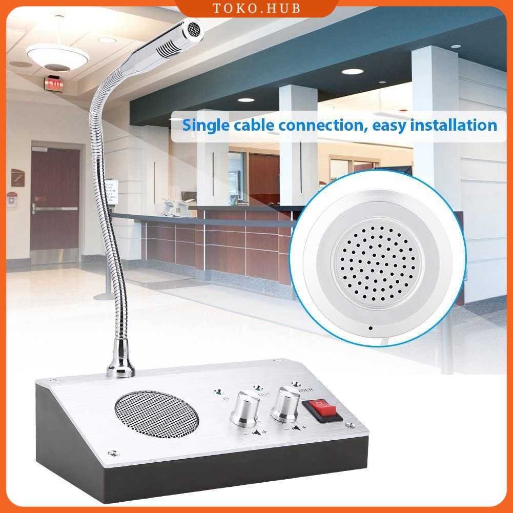 RETEVIS Window Speaker Intercom Dual Way Mic Loket Counter Teller - RT9908