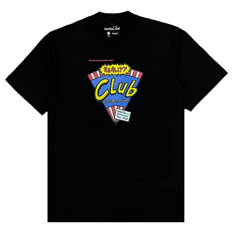 (COD) Tshirt REALITY CLUB - POPPIN' FEELINGS Black | Reality Club Official Merchandise