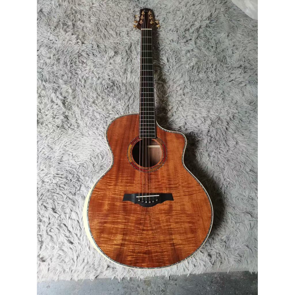 All solid KOA guitars, ebony fingerboards, high-quality acoustic guitars