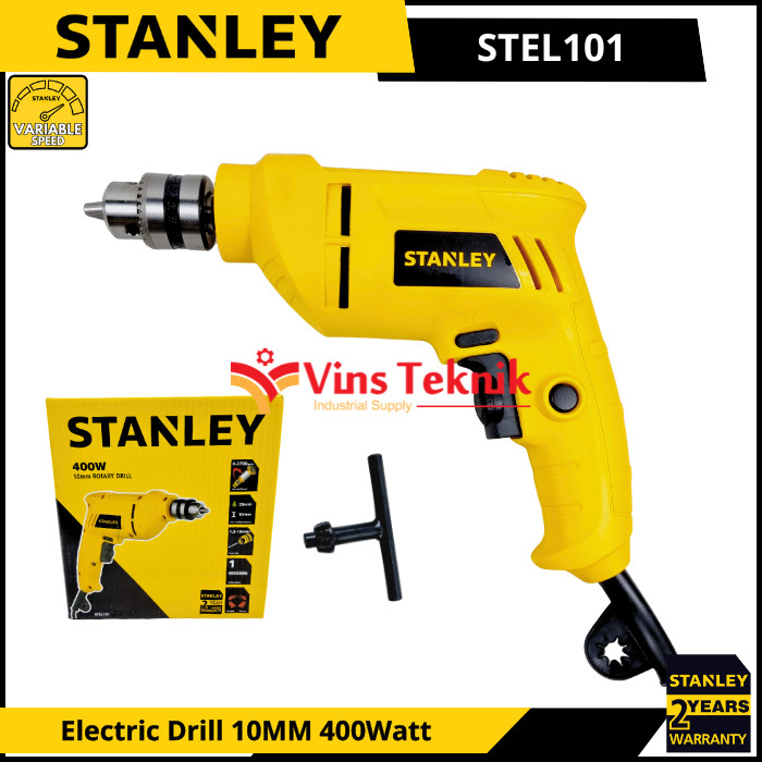 STANLEY STEL101 Rotary Drill 10mm Mesin bor tangan STEL 101