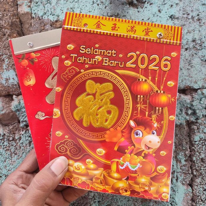 Kalender Harian Sobek Murah Tahun 2026 Kalender Lengkap Dengan Tanggalan Jawa, Arab, Cina. Kertas Hv