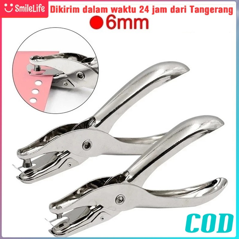 6 MM PUNCH/PERFORATOR, ONE HOLE PUNCH /Cocok Buat Hang Tag ONE HOLE HANG TAG PUNCHER CIRCLE Smilelif