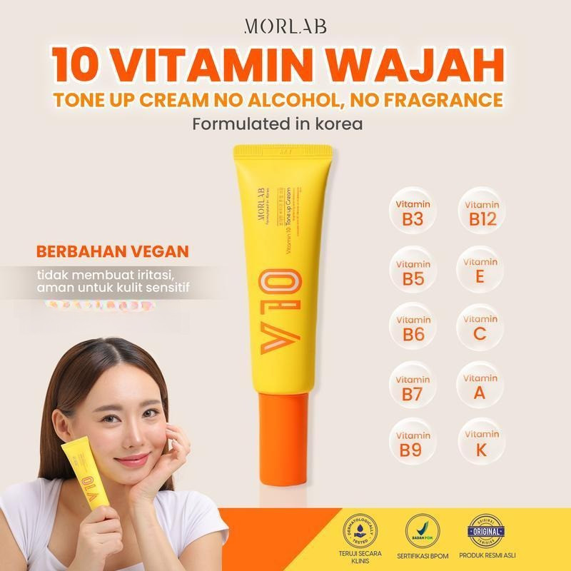 NATURAL SKIN - MORLAB V10 TONE UP CREAM + MORLAB RED ALGAE