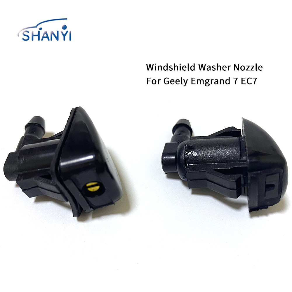 New 2Pcs For Geely Emgrand EC7 EC7-RV GC7 SC7 Car Windshield Wiper Washer Water Spray Nozzle Jet Cop