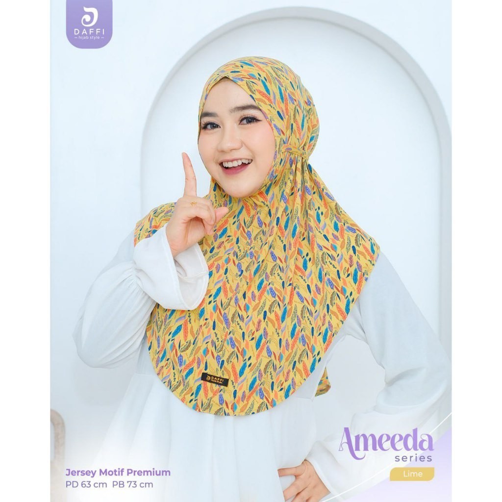 DAFFI HIJAB - BERGO AMEEDA DAFFI HIJAB JERSEY PREMIUM