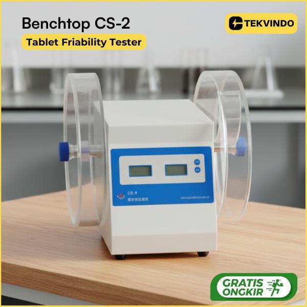 Tablet Friability Tester Benchtop CS-2 New RH Alat Uji Kerapuhan Tablet Farmasi Presisi Laboratorium