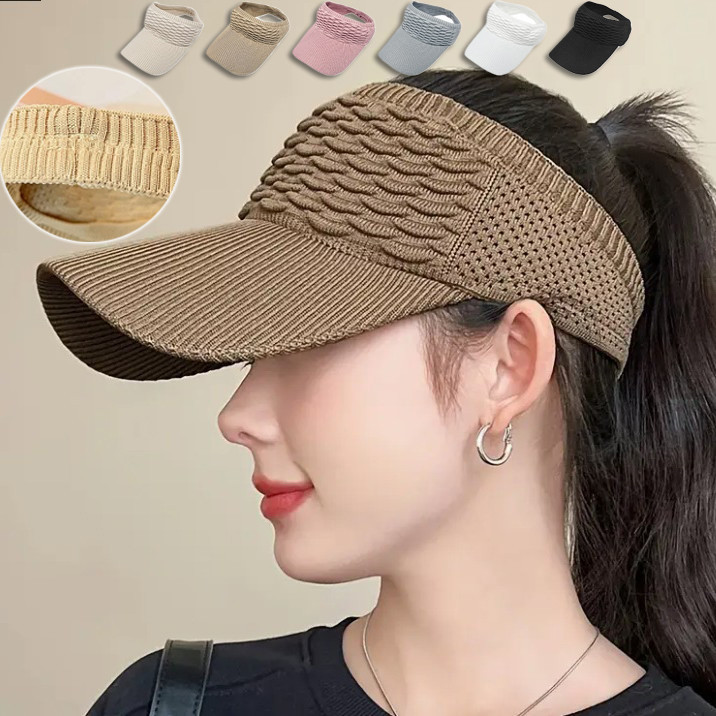 Topi Baseball Open Top Korea Untuk Pria Wanita Musim Panas Gaya Sporty