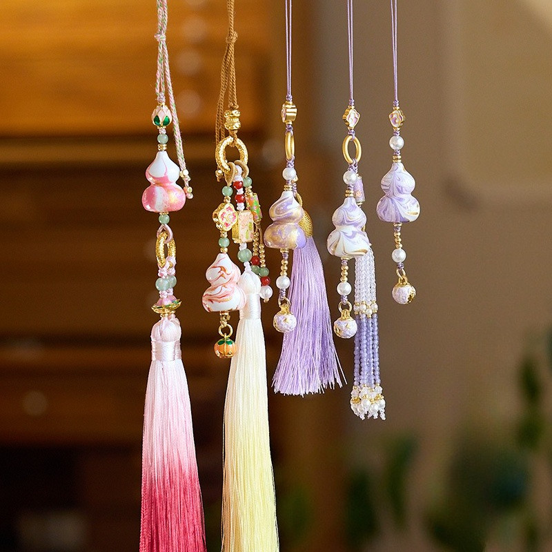 Liontin labu cat besar, liontin ponsel, liontin tas.