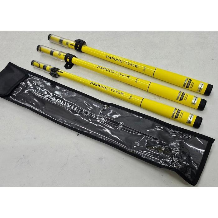 Promo POLE / TEGEK HAYASHI PAPUYU YELLOW POLE (ZOOM) - 5/6/7 - 210cm Terlaris