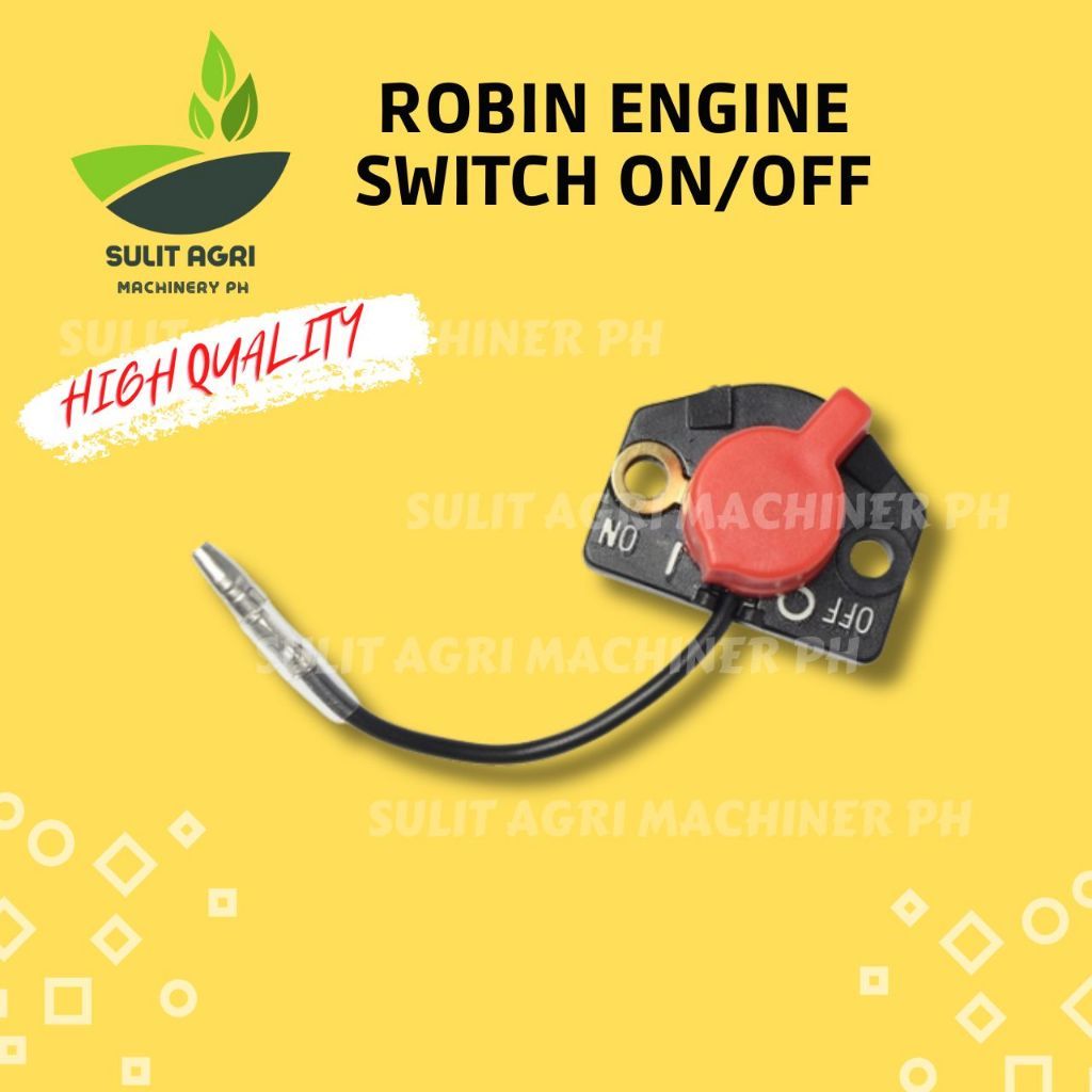 Sakelar Mesin Hidup/Mati untuk Mesin Bensin Robin EY15 EY20 EY28, Pompa Air, Generator, Pemotong Bet