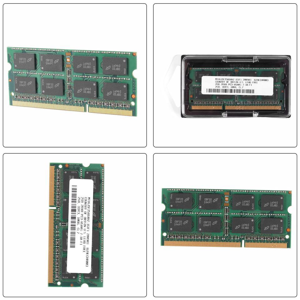 Sensitive DDR3 2GB Laptop Memory Ram 2RX8 PC3-8500S 1066Mhz 204Pin 1.5V Notebook RAM