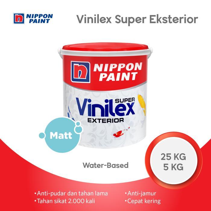 VINILEX SUPER EXTERIOR (TINTING) -5KG- CAT EKSTERIOR NIPPON PAINT - Pastel Base