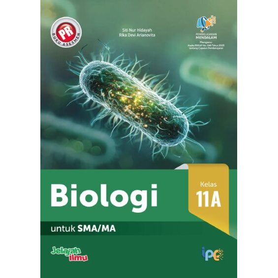 Buku Pr/Lks Biologi Kelas 11/XI SMA/Ma Semester 1&2  Intan pariwara Tahun 2026