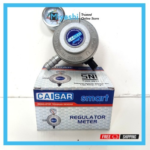 ORIGINAL Regulator Gas Meter SMART RMS SNI - Alat Pengaman Gas LPG 3kg 12kg