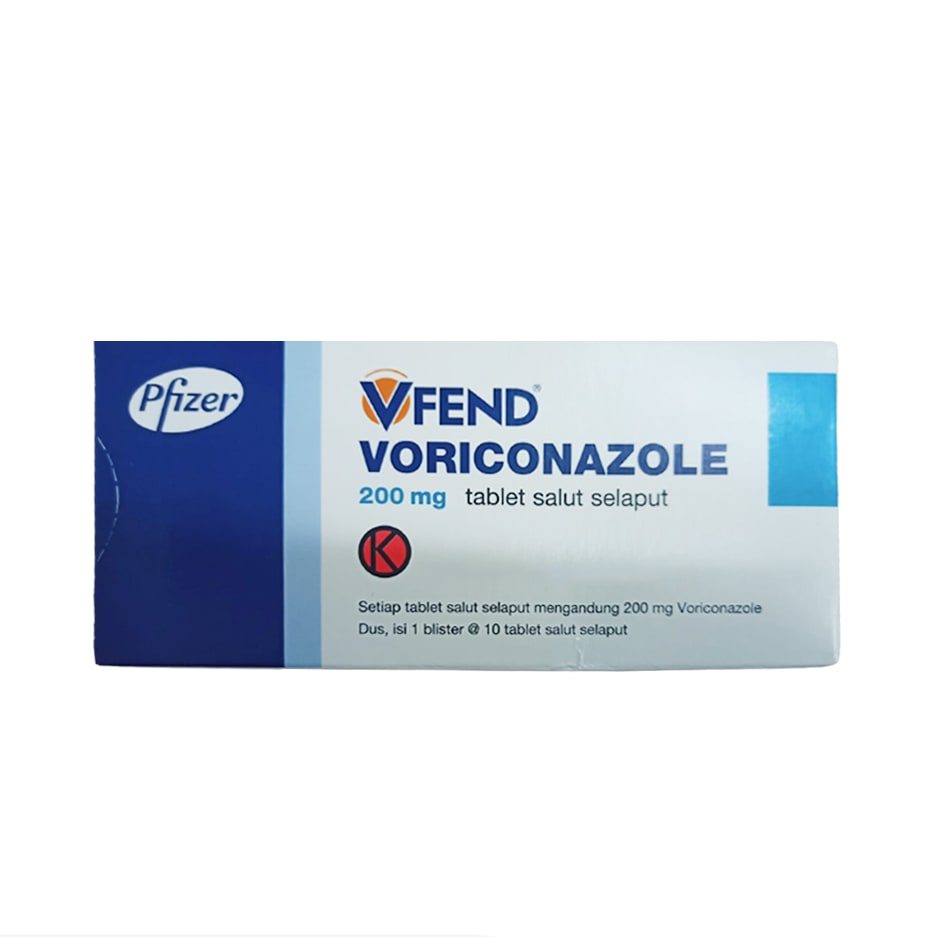 VFEND 200 MG 1 BLISTER @ 10 TABLET SALUT SELAPUT