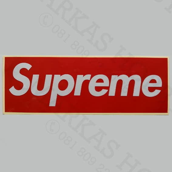 Supreme Stiker Mobil Motor Sticker Aksesoris Streetwear