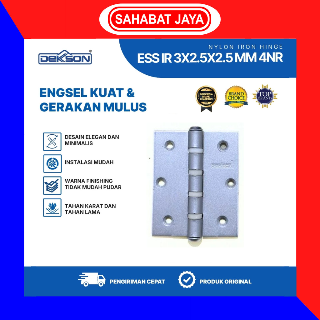 Engsel Pintu Jendela Dekkson Dekson 3" Inch Nylon