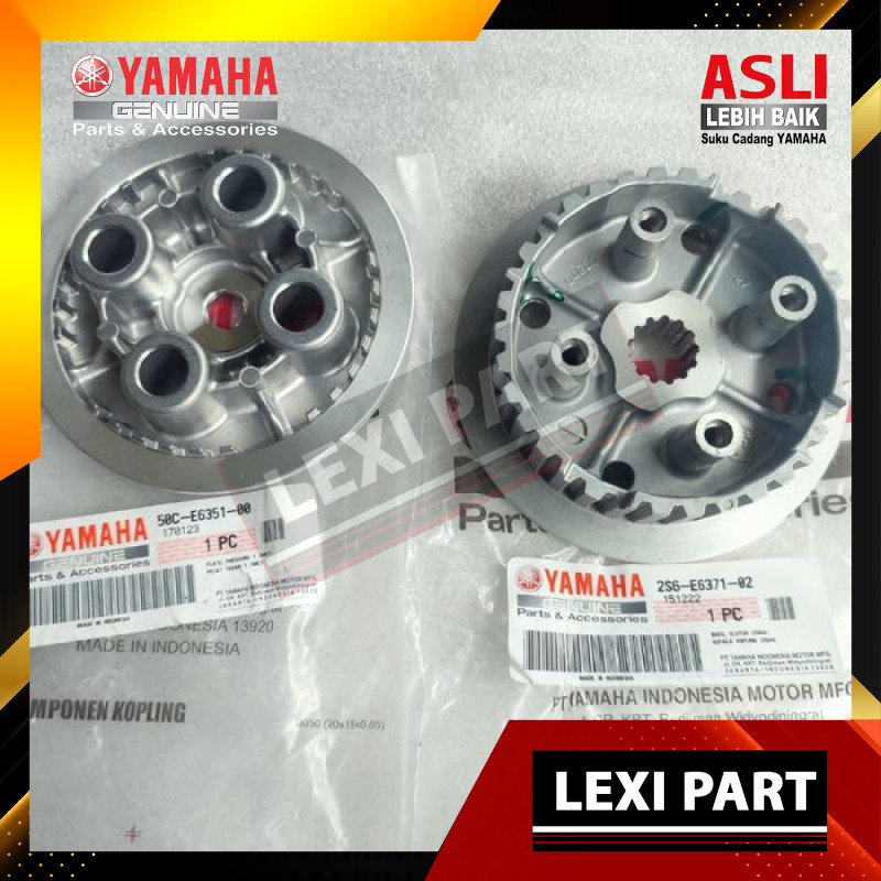 RUMAH KOPLING SET KAKI 4 LAWAN 4 NEW VIXION NVL JUPITER MX NEW ASLI ORIGINAL YAMAHA