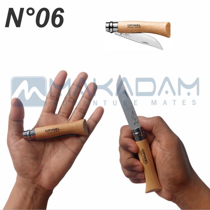 Opinel Folding Knife Stainless Steel No 6 7 8 09 10 12 13 Camping - N°06