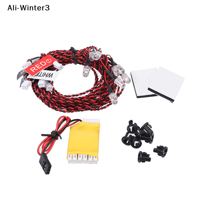 1Set Flash RC LED Light Kit 8 LED Lighting System For RC Helicopter Airplane