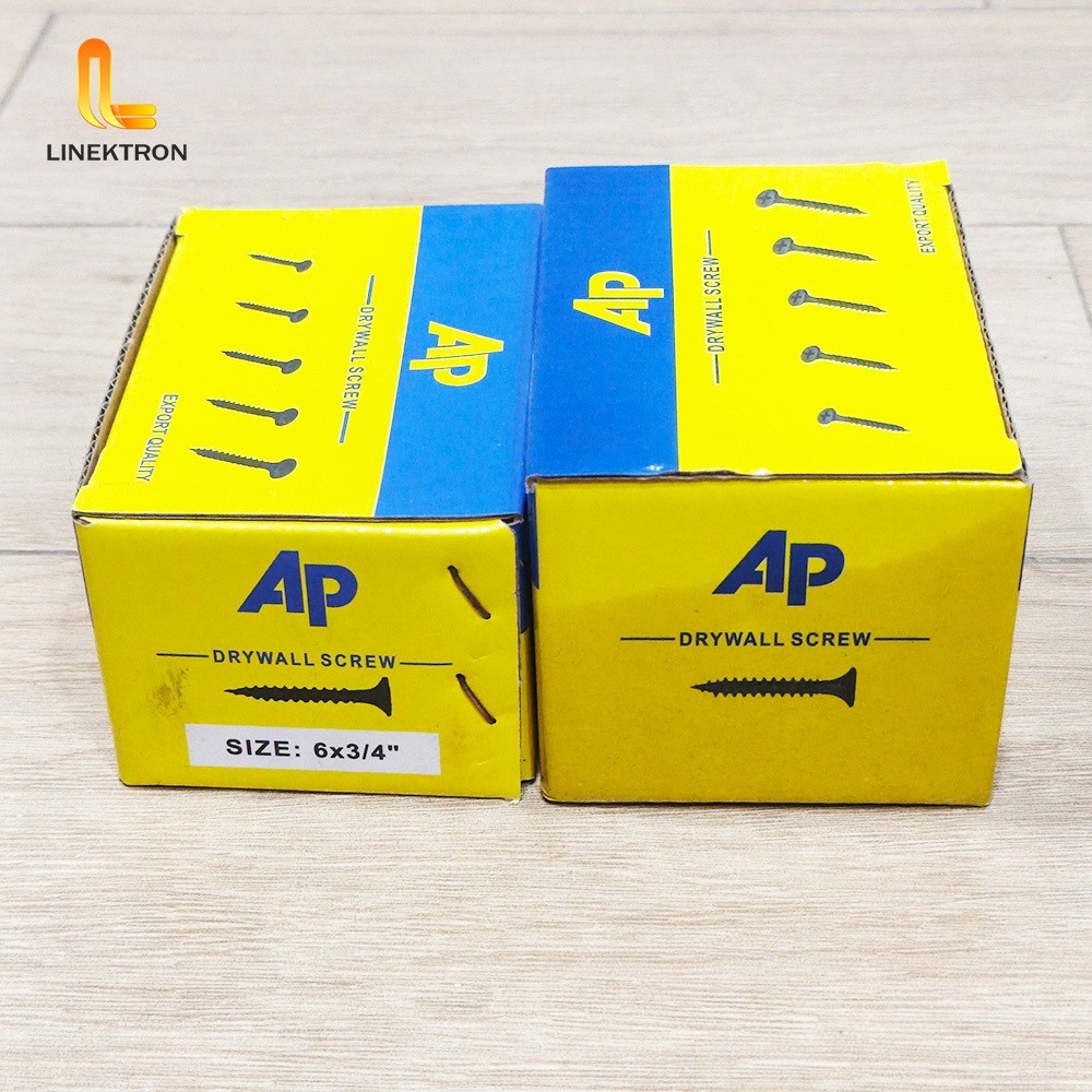 SKRUP GYPSUM 1 INCH SAMPAI 2 INCH ( JUAL 1 KOTAK )