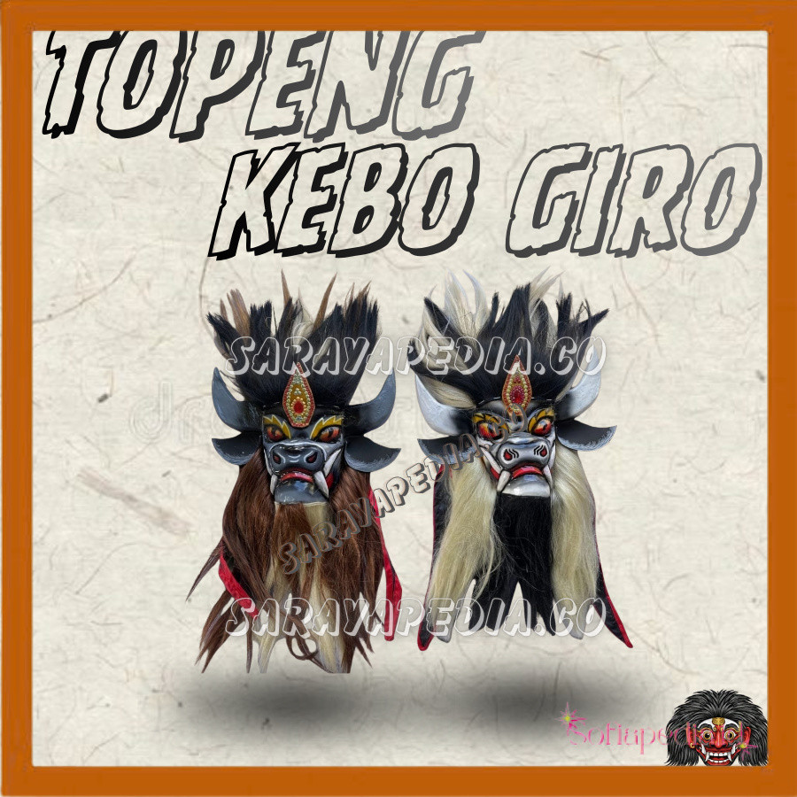 Topeng Kebo Giro Premium Topeng Pentas SFD