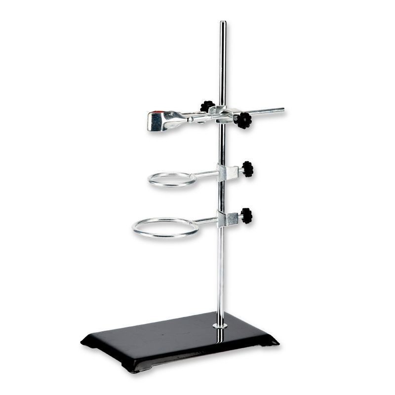 1set Statif Laboratorium: Tiang Dan Klem Universal Ring Alat Praktikum Perlengkapan Bahan Material