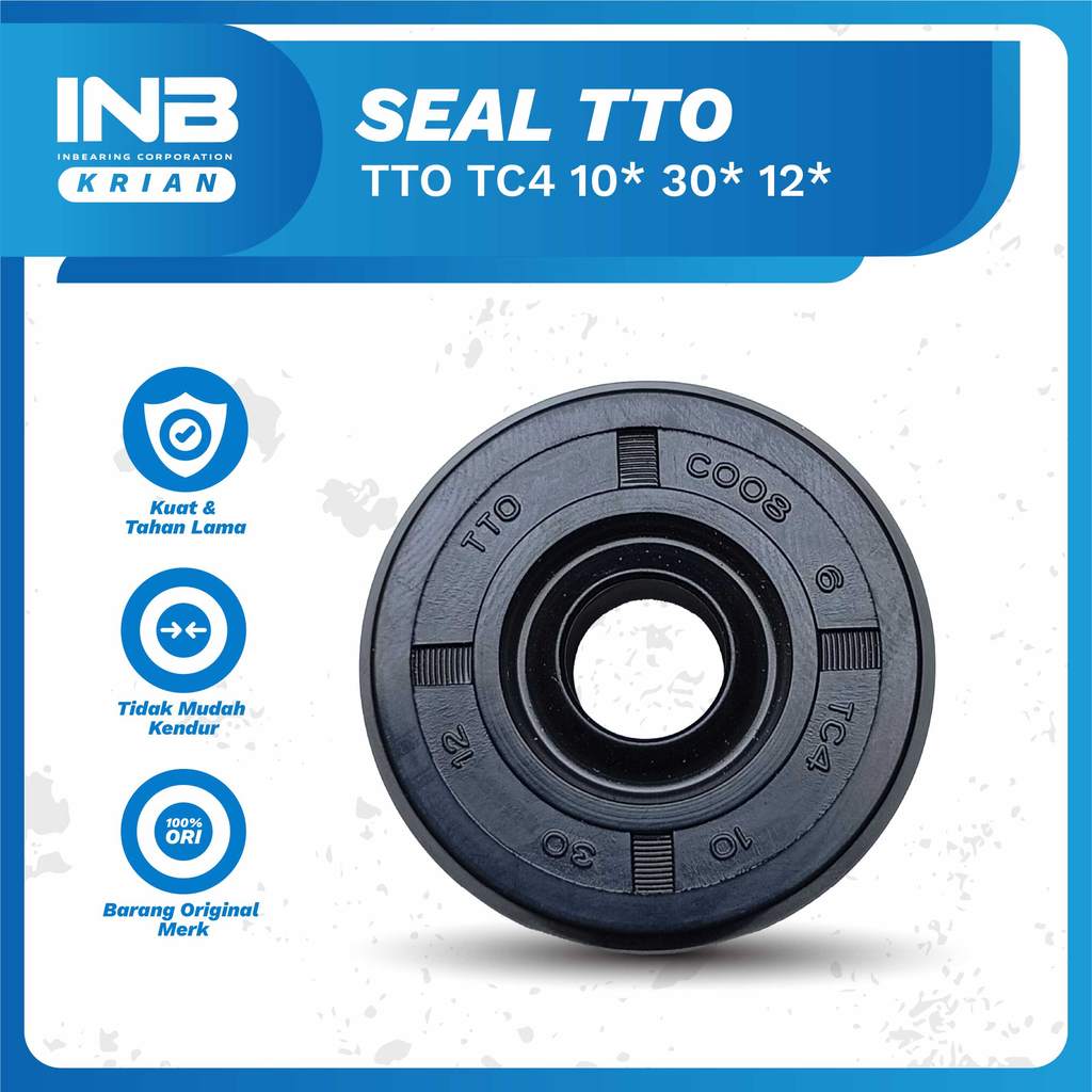 Seal TC4 10 30 12 TTO Seal Shock Belakang GL Pro MP Tiger Original TTO INB KRIAN