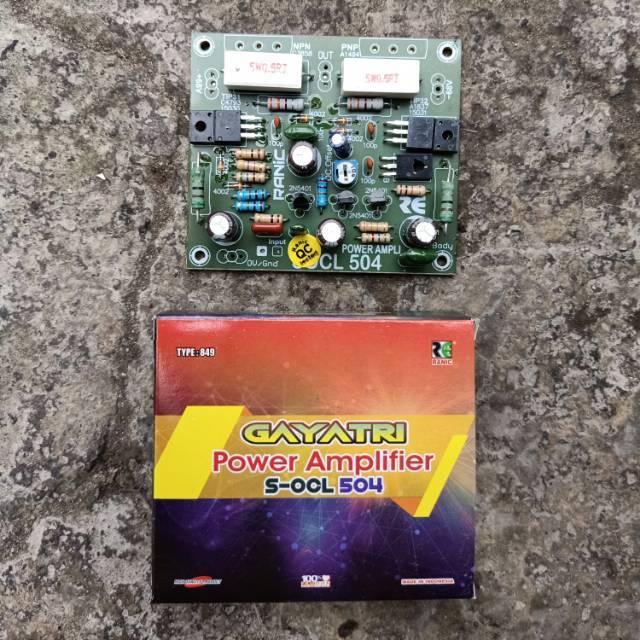 Kit audio driver power socl gayatri kit amplifier rakitan 849