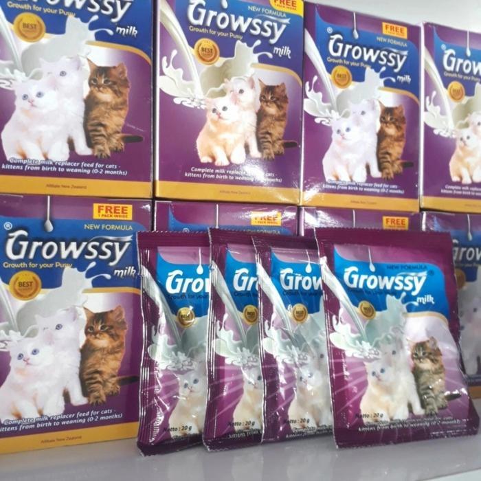 Susu Growssy 1box isi 11sachet Baby Cat Milk Susu Bayi Kucing