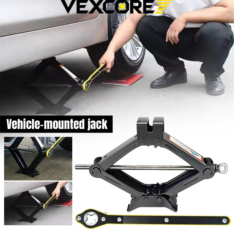 Vexco Dongkrak yang dipasang di mobil, Dongkrak hemat tenaga untuk mobil, Dongkrak kecil yang diputa