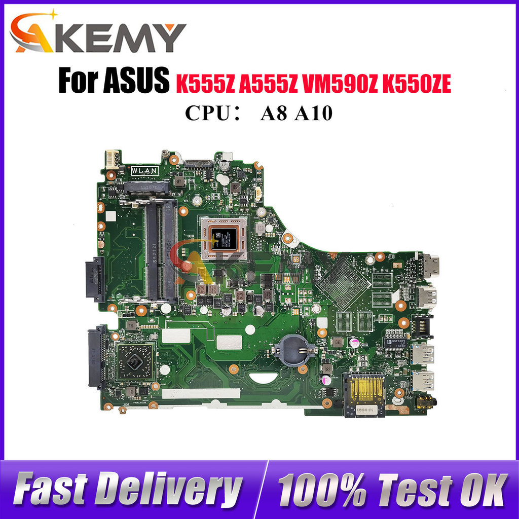 X550ZA Laptop Motherboard For ASUS VivoBook X550ZE A555Z VM590Z A550ZE X550Z K550ZE K555Z F550ZE Mai