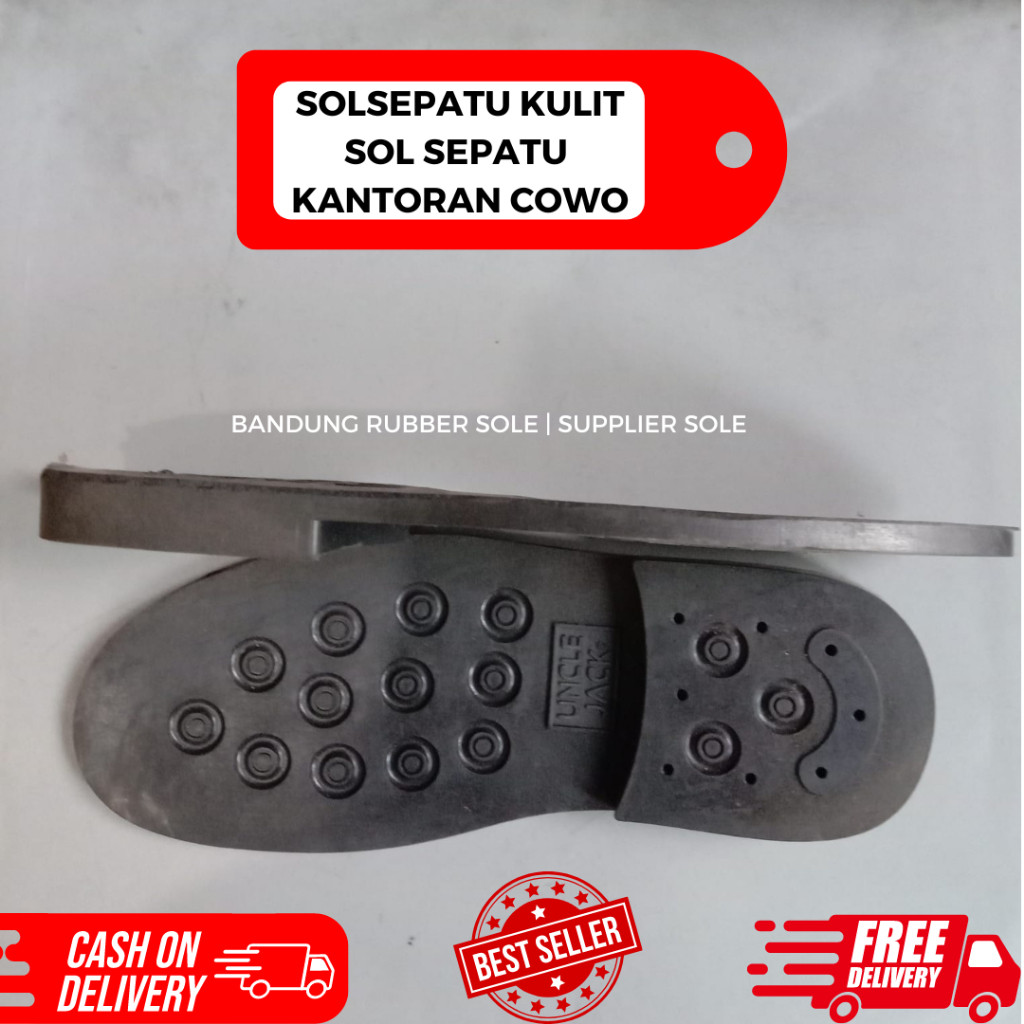 Outsole Karet Middle Sol Puyuh Bintik Anak Alas Sandal Birken