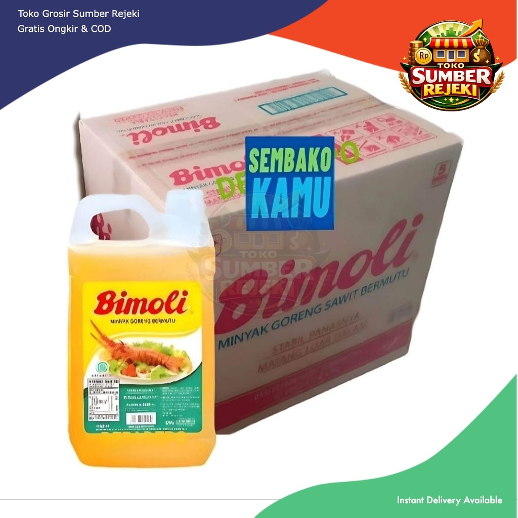 Minyak Goreng Bimoli 5 Liter - 1 Dus Isi 4 pcs