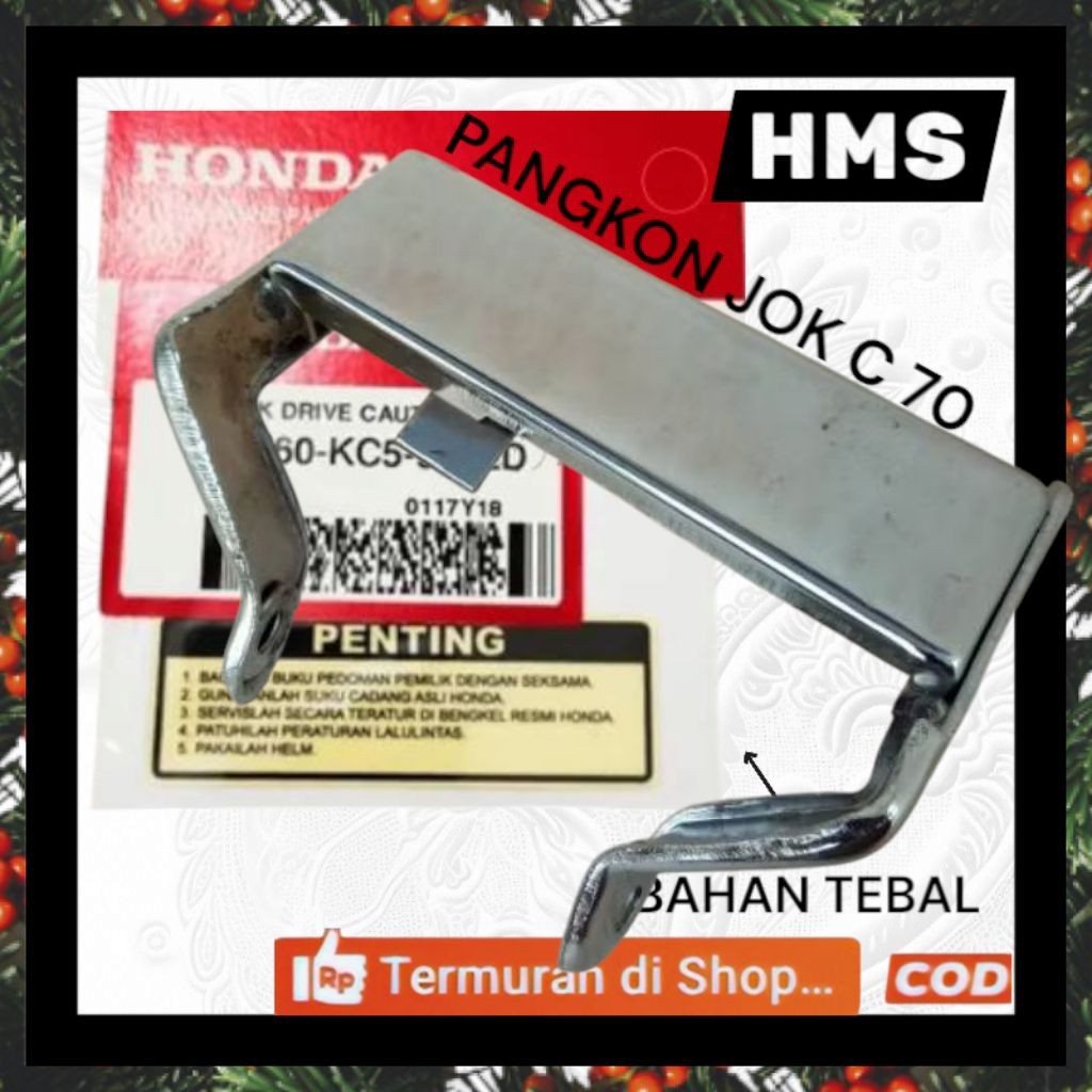 Pangkon dudukan jok belakang honda c70 dudukan jok c70 tatakan jok honda c70