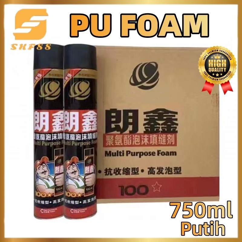 PU Foam Spray Sealant 750ml - Polyurethane Foam Spray - Busa Sealant Polyurethane - PU FOAM